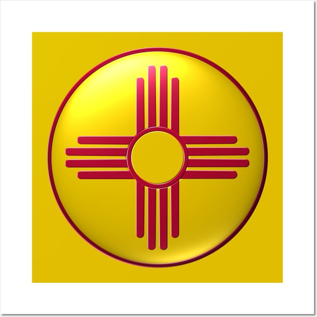 Captain New Mexico Shield Wall Art by IORS